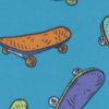 Skateboards Blizzard prints Fleece Fabric