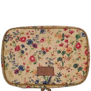 Prairie Rose Printed Hanging Toiletry Kit