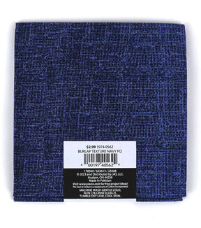 18 x 20 Navy Texture Cotton Fabric Quarter 1pc by Keepsake Calico - Image 2